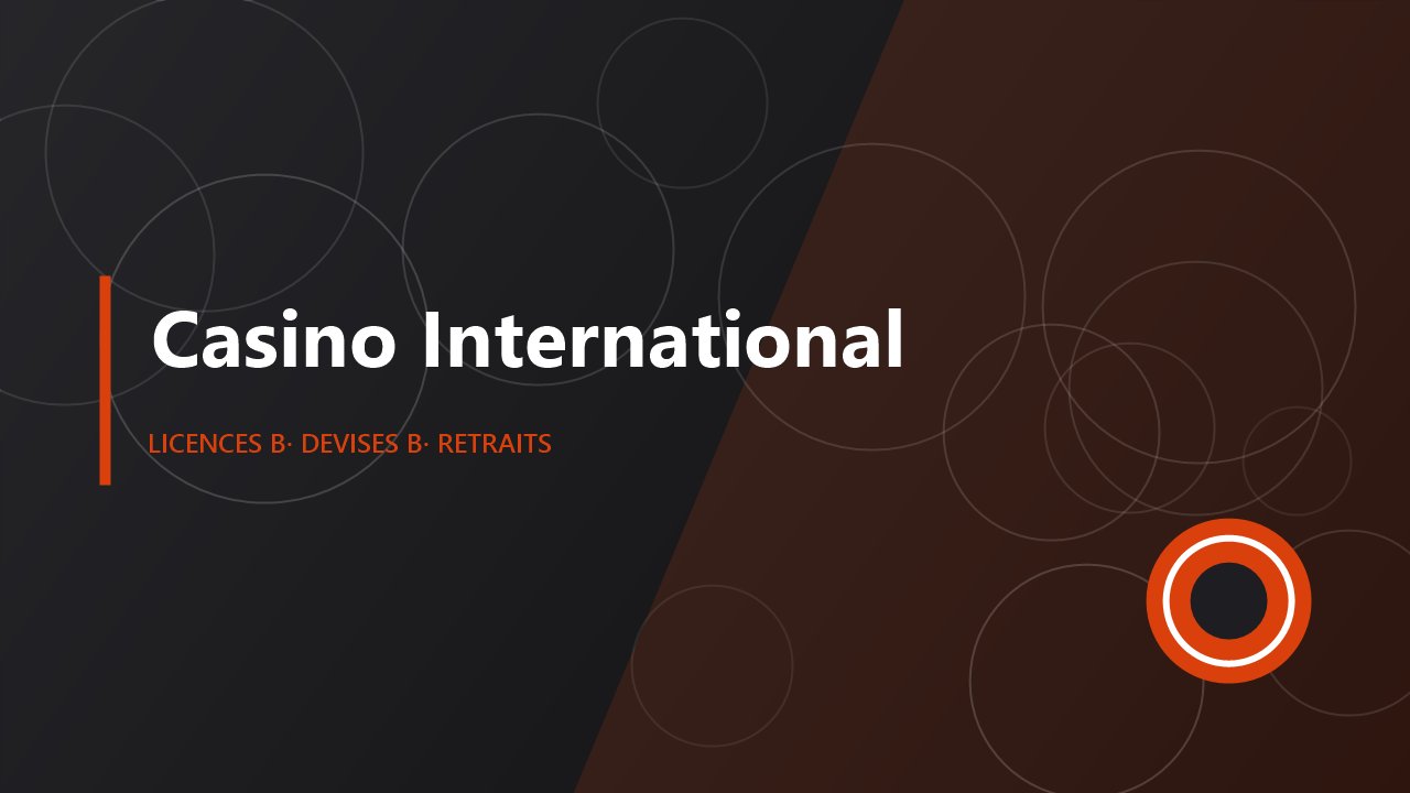 Casino en ligne international – licences et retraits pour joueurs suisses