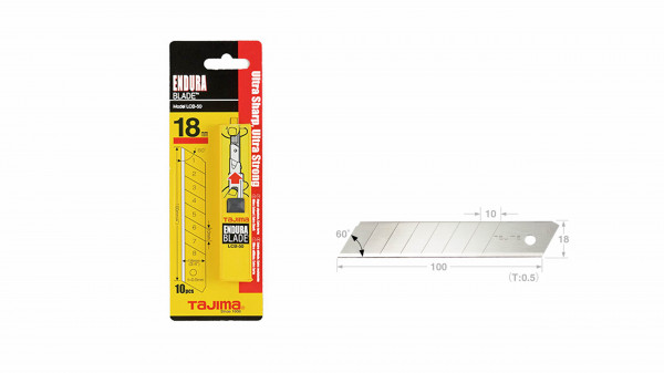 TAJIMA Abbrechklingen 18mm LCB-50 Box á 10 Stk.