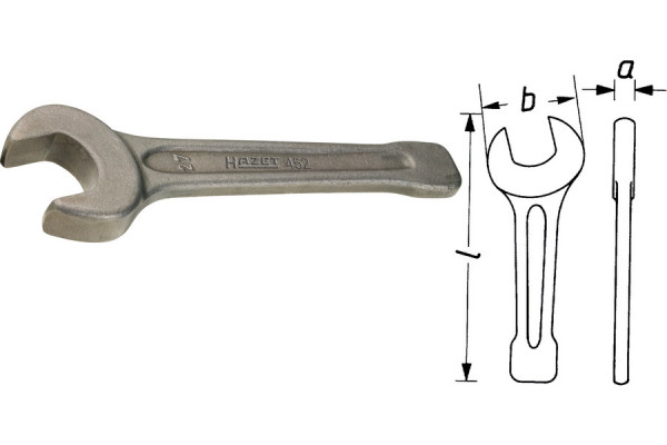 HAZET 452-41 Schlag-Maulschlüssel