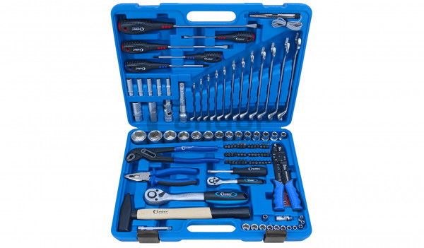 Condor 2105 Werkzeugkoffer, 105-tlg., 1/4+1/2'', 6-kant 4-32 mm