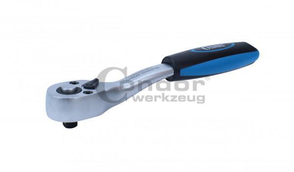 Condor 1205/2 Hebelumschaltknarre, 3/8'', ergonomische Form, 205 mm