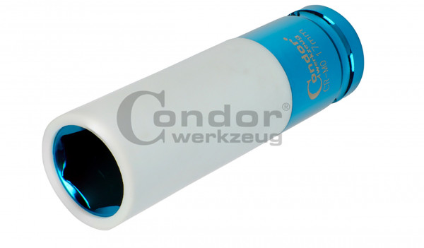 Condor 1003/17 Radmuttern-Einsatz, 1/2'', 85 mm, CrMo, 6-kant 17 mm