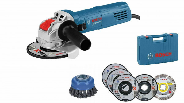 BOSCH Winkelschleifer GWX 14-125 Koffer + Zubehör