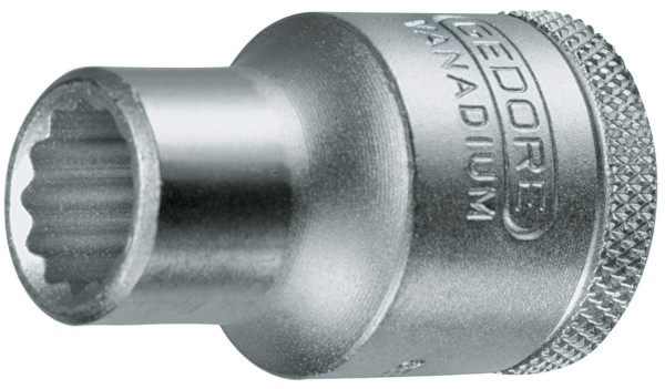 GEDORE 6135250 D 19 28 Steckschlüsseleinsatz 1/2'' UD-Profil 28 mm