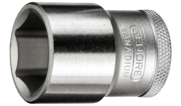 GEDORE 6130100 19 9 Steckschlüsseleinsatz 1/2'' 6-kant 9 mm