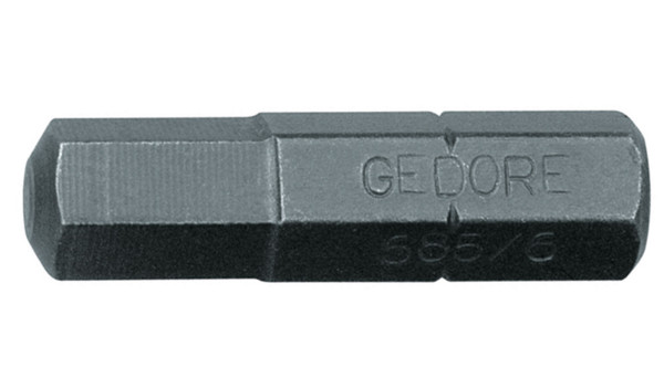 GEDORE 6538880 685 2,5 S-010 Schraubendreherbit 1/4'', Vorteilspack 10-tlg, Innen-6-kant 2,5 mm