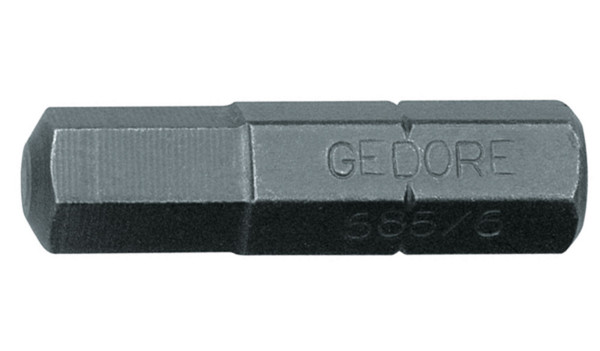 GEDORE 6539180 685 4 S-010 Schraubendreherbit 1/4'', Vorteilspack 10-tlg, Innen-6-kant 4 mm